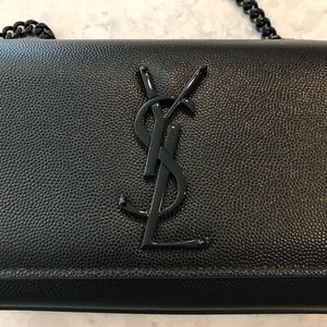 ysl kate small black hardware